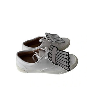 Zara Trafalac  | White Pop Art Sneakers | Size 40